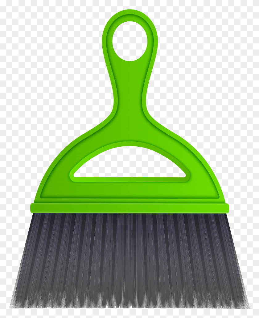 6384x7925 Green Desktop Sweep Cleaning Brush Clip Art HD PNG Download