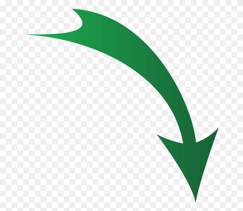672x670 Green Direction Arrow Fleche Rouge Youtube, Symbol, Logo, Trademark HD PNG Download