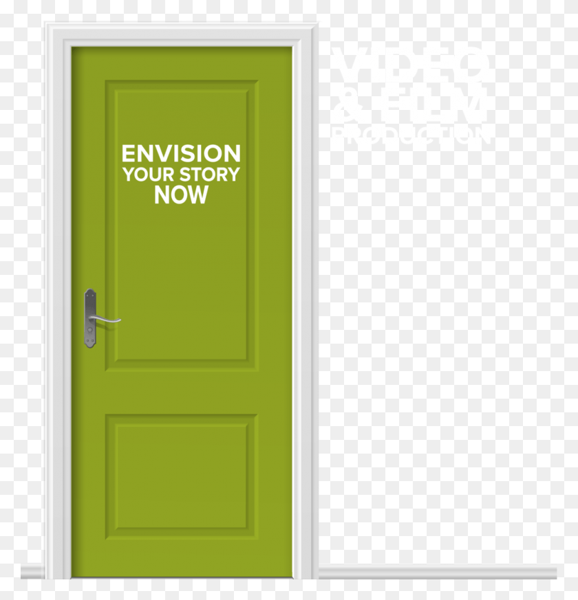 1000x1043 Green Door White Text Home Door, Interior Design, Indoors HD PNG Download
