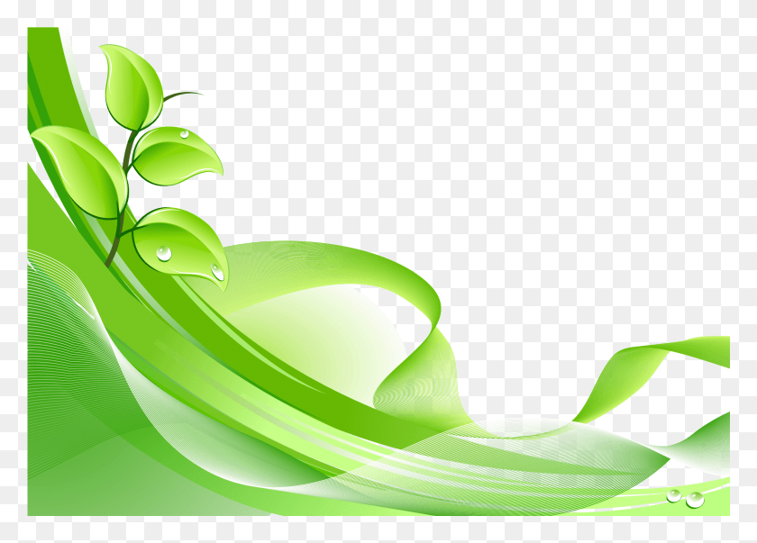 2294x1597 Green Encapsulated Postscript Graphic Design Computer Vector Leaves Background, Graphics, Plant HD PNG Download