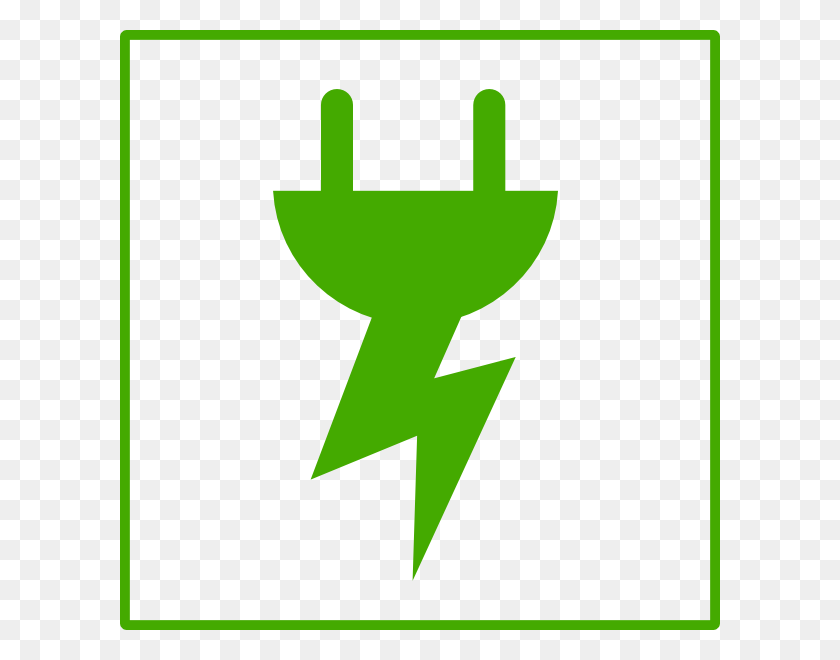 600x600 Green Energy Energy Use Clipart, Adapter, Plug, Symbol HD PNG Download