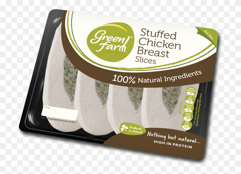 717x547 Green Farm Stuffed Chicken Breast Slices Green Farm Foods, Soap, Tape, Food HD PNG Download