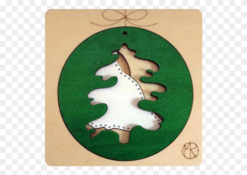 536x535 Green Fir Tree Amp White Snowy Owl Royal Icing, Applique, Jigsaw Puzzle, Game HD PNG Download