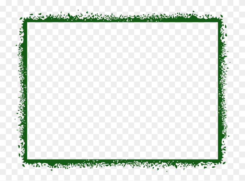 745x561 Green Full Sheet Grunge Border Clip Art, Text, Word, Super Mario HD PNG Download
