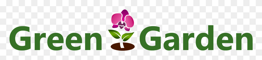 1839x317 Green Garden Logo, Planta, Flor, Blossom Hd Png