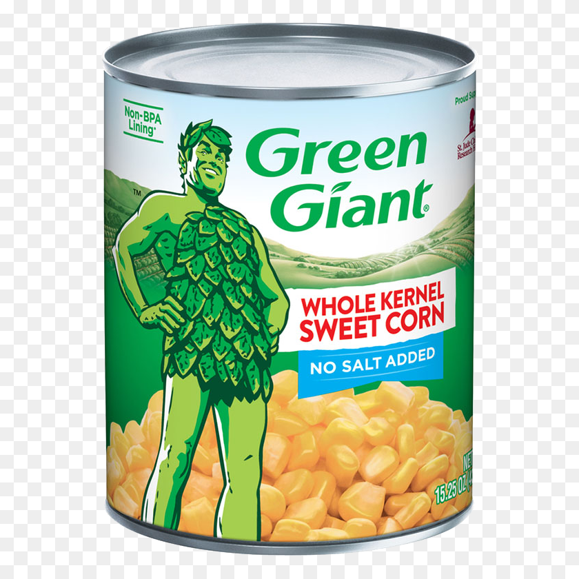 552x780 Green Giant No Salt Added Whole Kernel Sweet Corn Cans Of Green Beans, Person, Human, Food HD PNG Download