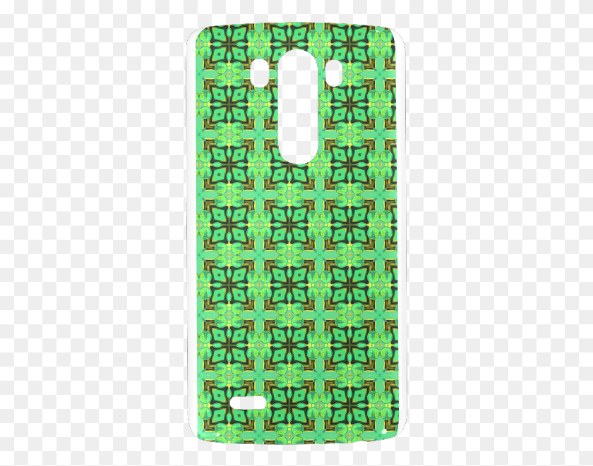 317x601 Green Gold Moroccan Lattice Diamonds Quilt Hard Case Mobile Phone Case, Rug, Pattern HD PNG Download