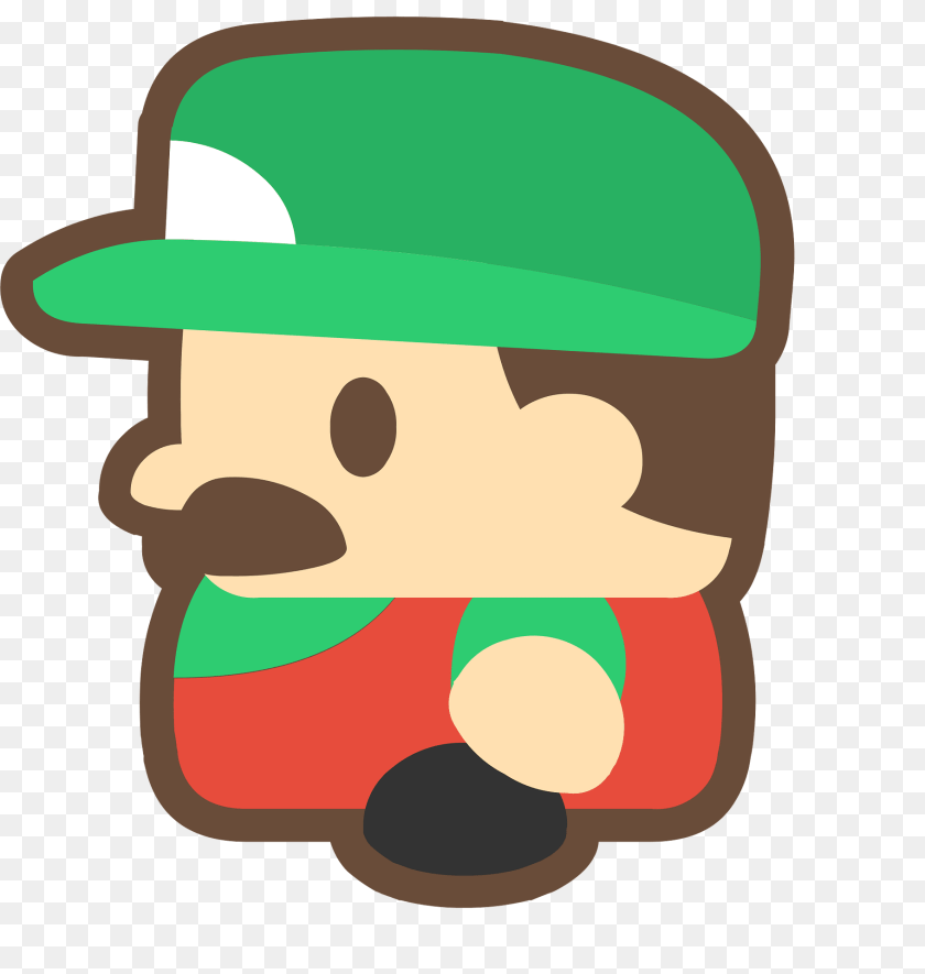 Green Hat Moustache Character Clipart, Food, Ketchup PNG
