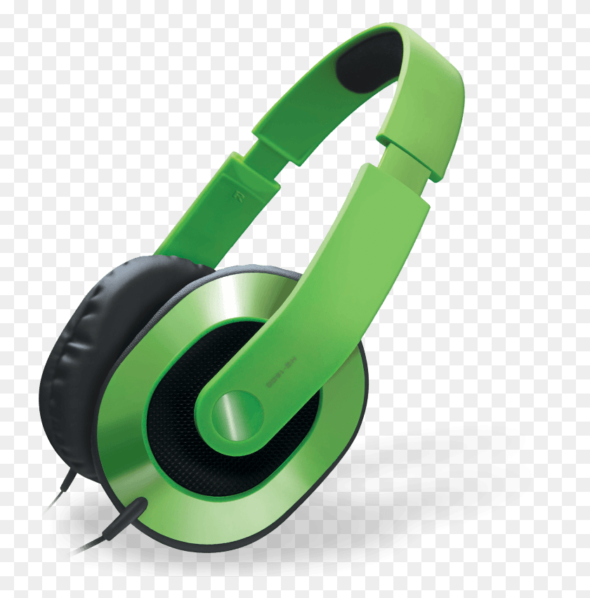 734x791 Green Headphones Creative Hq, Electronics, Headset, Dynamite HD PNG Download