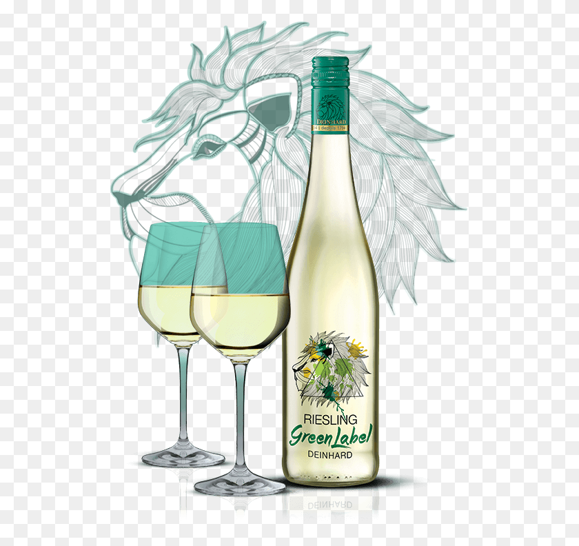 519x732 Green Label Riesling Deinhard Green Label Riesling Mosel, Alcohol, Beverage, Drink HD PNG Download