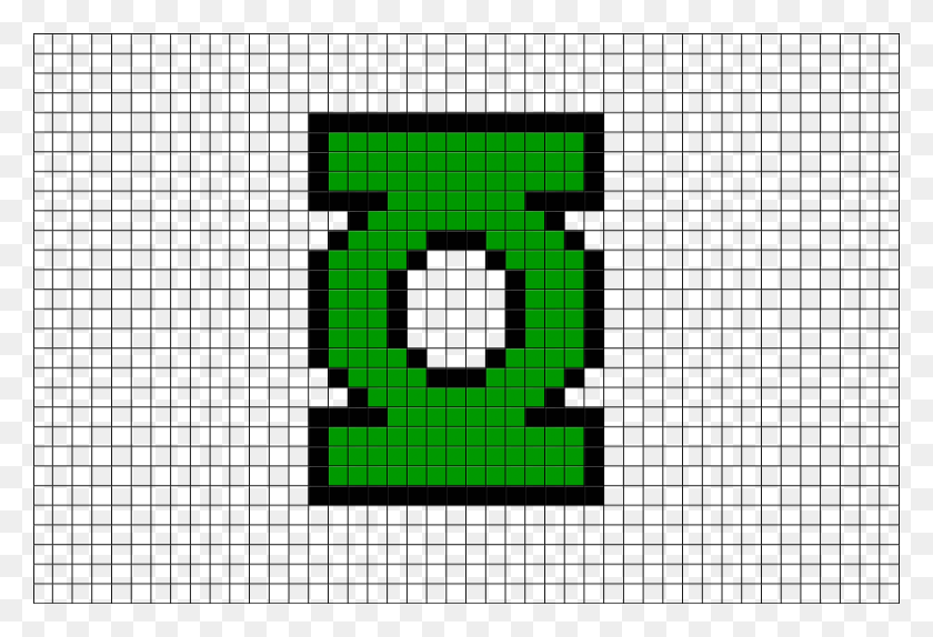 880x581 Green Lantern Logo Pixel Art, Number, Symbol, Text HD PNG Download