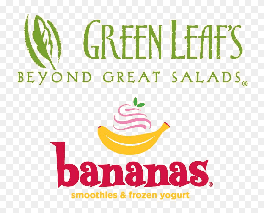738x617 Green Leaf39s Amp Bananas Logo Green Leaf39s And Bananas Logo, Advertisement, Poster, Flyer HD PNG Download