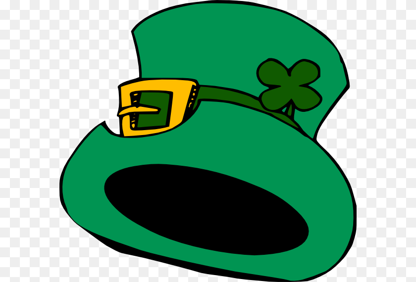 600x570 Green Leprechaun Hat Large Size, Clothing, Sun Hat, Baseball Cap, Cap Clipart PNG