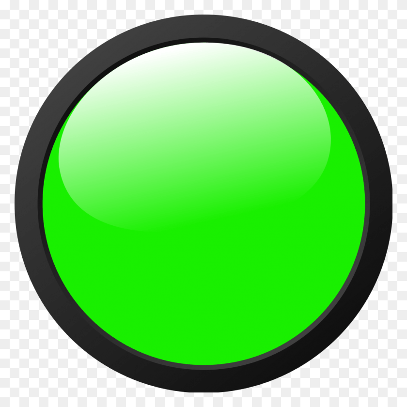 1024x1024 Green Light Icon Green Traffic Light Icon HD PNG Download