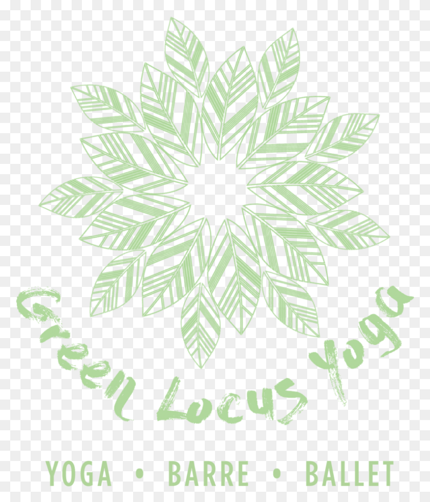 794x937 Зеленый Локус Йога Листья Мандала Вектор, Снежинка, Узор, Плакат Hd Png Скачать