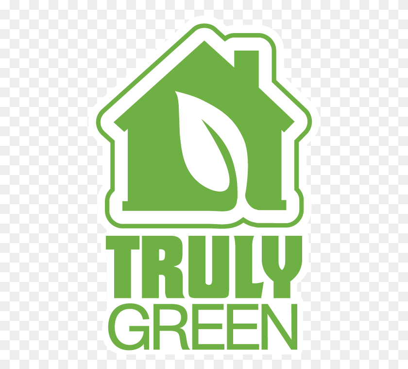 478x699 Green Logo White Wrap Square Box Green Logo White Truly Nolen, Symbol, Label, Text HD PNG Download