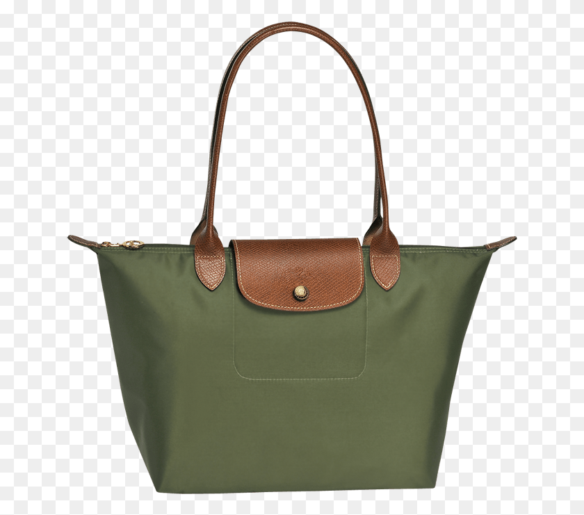 649x681 Green Longchamp Handbag Transparent Longchamp Red, Bag, Accessories, Accessory HD PNG Download