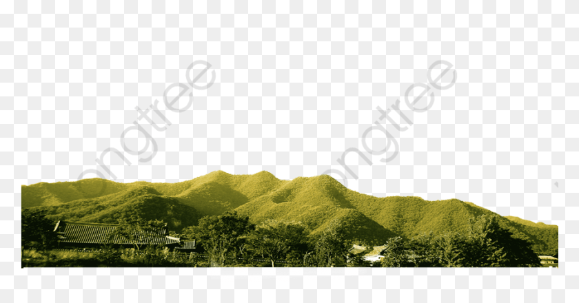 891x435 Green Mountain Scenery Hill Image And Category Hill, Nature, Outdoors, Countryside HD PNG Download