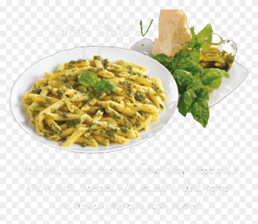 879x757 Descargar Png / Pesto Penne Verde, Alimentos, Planta, Pasta Hd Png