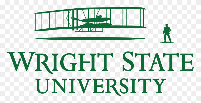 1086x514 Green Primary Logo Wright State University, Person, Human, Text HD PNG Download