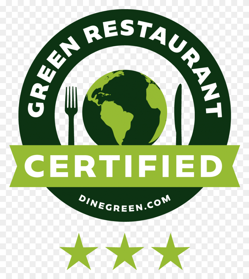 928x1048 Green Restaurant Certified By Dinegreen Gra Green Restaurant Association, Symbol, Logo, Trademark HD PNG Download