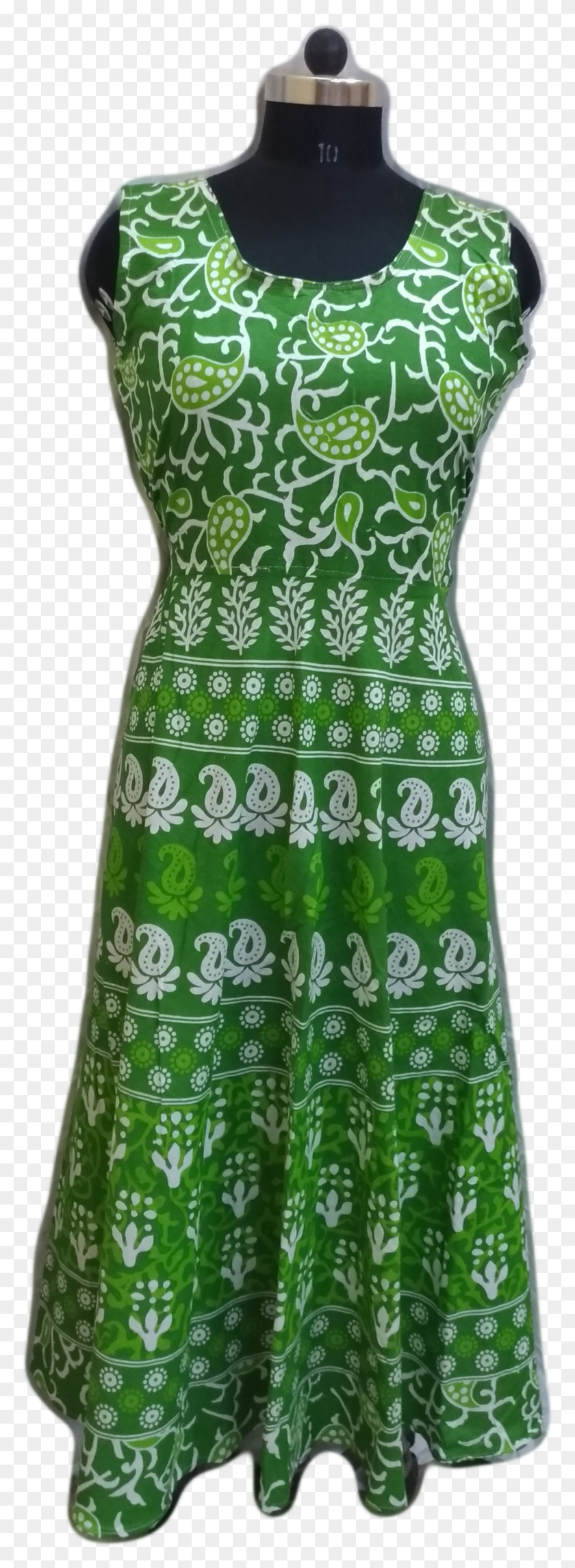 1429x4088 Зеленое Платье Sanganeri Maxi Kurti Day Hd Png Скачать