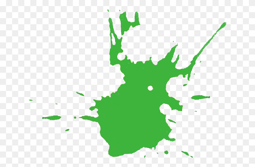 652x491 Зеленые Забрызганные Шарики Краски Иллюстрация, Карта, Диаграмма, Участок Hd Png Скачать