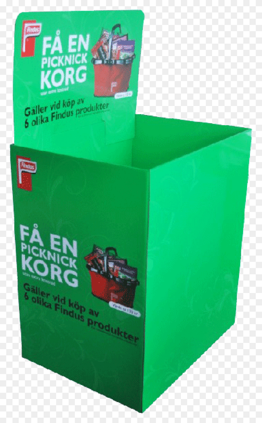 2147x3571 Green Square Dumpbin Carton, Box, Cardboard, Bag Descargar Hd Png