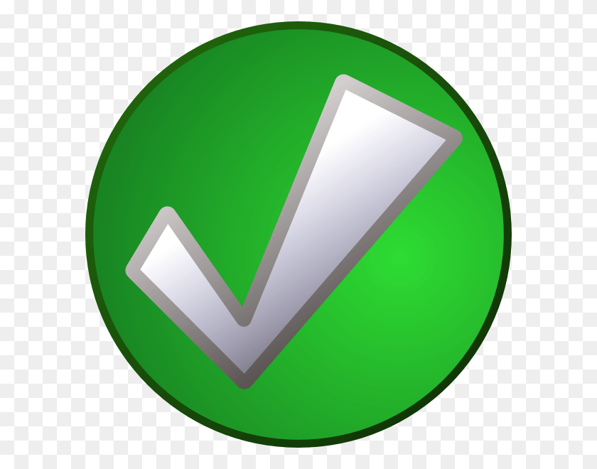 600x600 Green Tick Clipart True Check Mark, Symbol, Logo, Trademark HD PNG Download