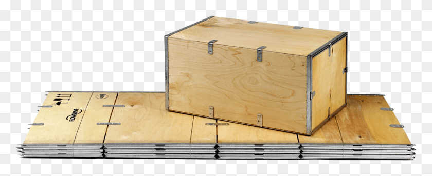 976x355 Descargar Png / Caja De Madera Plegable Green Touch, Madera Contrachapada, Caja Hd Png