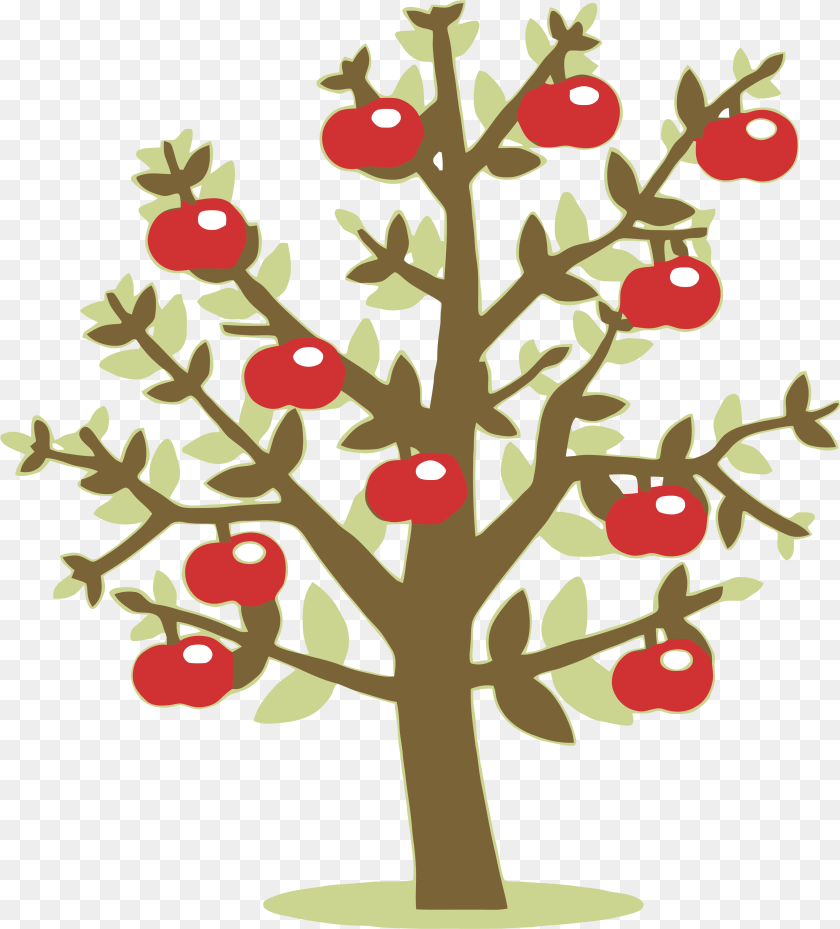 3249x3592 Green Tree Clipart Apple Tree Clipart Transparent Background, Plant, Food, Fruit, Produce PNG