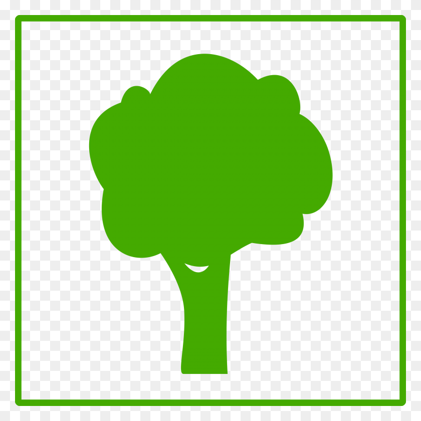 2400x2400 Зеленое Дерево Значок Клипарт Зеленое Дерево, Растение, Свет, Рука Hd Png Скачать