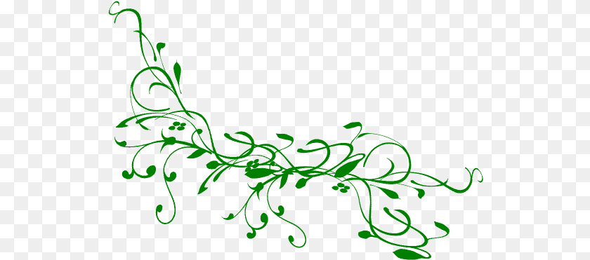 535x371 Green Vine Clip Art At Clker Vine Clip Art, Floral Design, Graphics, Pattern Clipart PNG