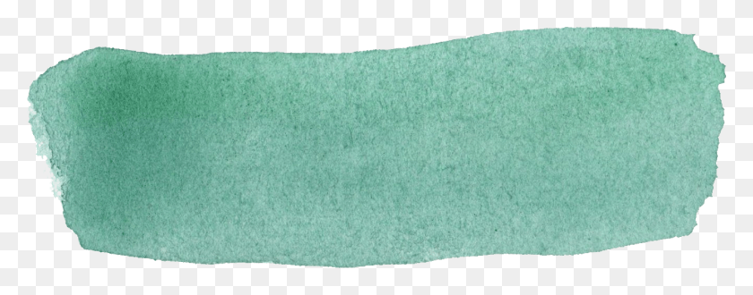 1336x464 Green Watercolor Strokes Towel, Rug, Pillow, Cushion Descargar Hd Png