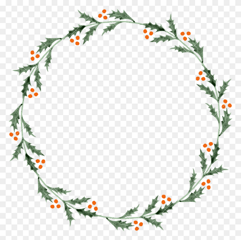 800x794 Greenery Wreath Transparent Background, Pattern, Graphics HD PNG Download