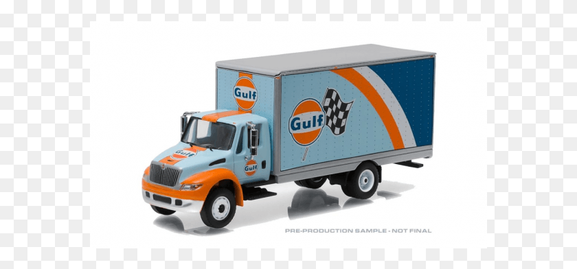 579x332 Greenlight 164 2013 Gulf Oil International Durastar Camion Gulf, Truck, Vehicle, Transportation HD PNG Download