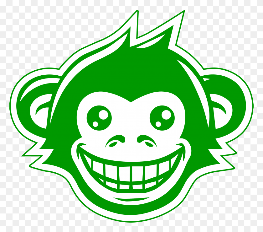 3093x2694 Greenmonkey Monkey, Green, Graphics, Símbolo Hd Png
