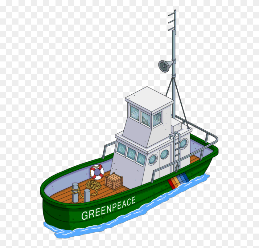 581x747 Гринпис Лодка Рыболовный Траулер, Транспортное Средство, Транспорт, Водный Транспорт Hd Png Скачать