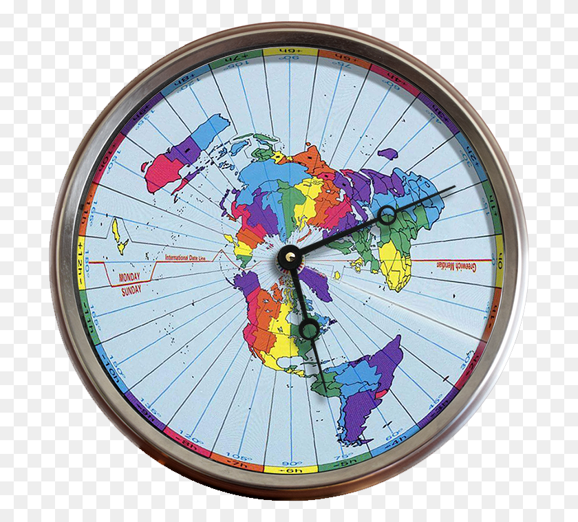 699x699 Greenwich Mean Time Zones Mapa De La Tierra Plana Reloj De 24 Horas Mapa De La Zona Horaria De La Tierra Plana, Torre Del Reloj, Arquitectura Hd Png