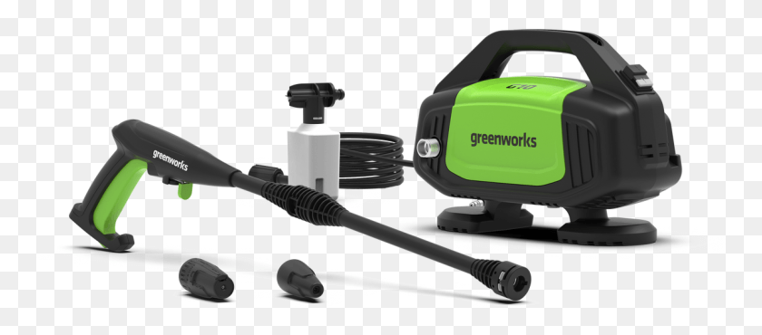 1201x478 Greenworks Pressure Washer G10 Greenworks Hogedrukreiniger, Tool, Lawn Mower, Machine HD PNG Download
