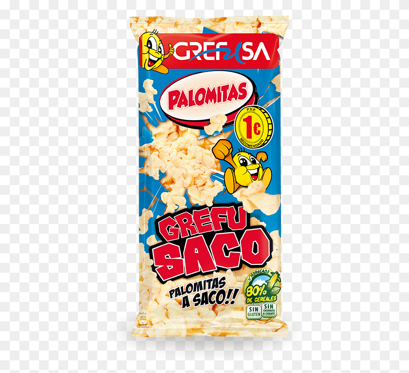 422x706 Descargar Png Grefusasnacks Grefusaco Grefusa, Palomitas De Maíz, Snack Hd Png