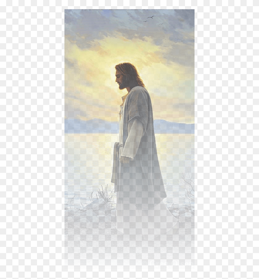 422x844 Greg Olson Christ Walk With Me O My Lord, Clothing, Apparel HD PNG Download