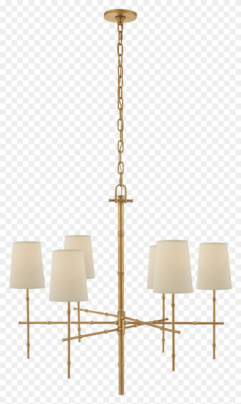820x1414 Grenol Medium Modern Bamboo Chandelier Circa Lighting, Lamp, Lampshade, Bronze HD PNG Download