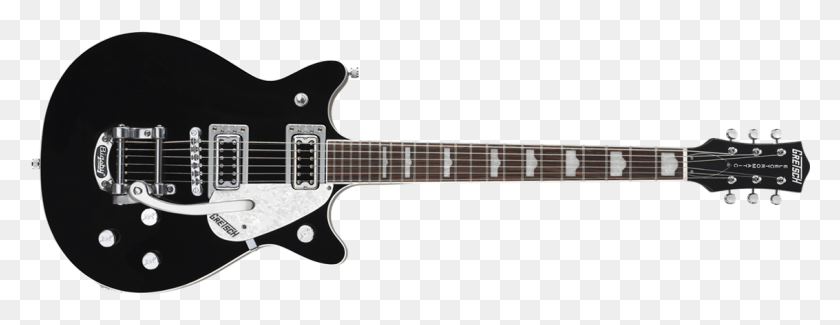 1133x385 Gretsch G5445t Double Jet With Bigsby Rosewood Fingerboard Gretsch Electromatic Double Jet, Guitar, Leisure Activities, Musical Instrument HD PNG Download