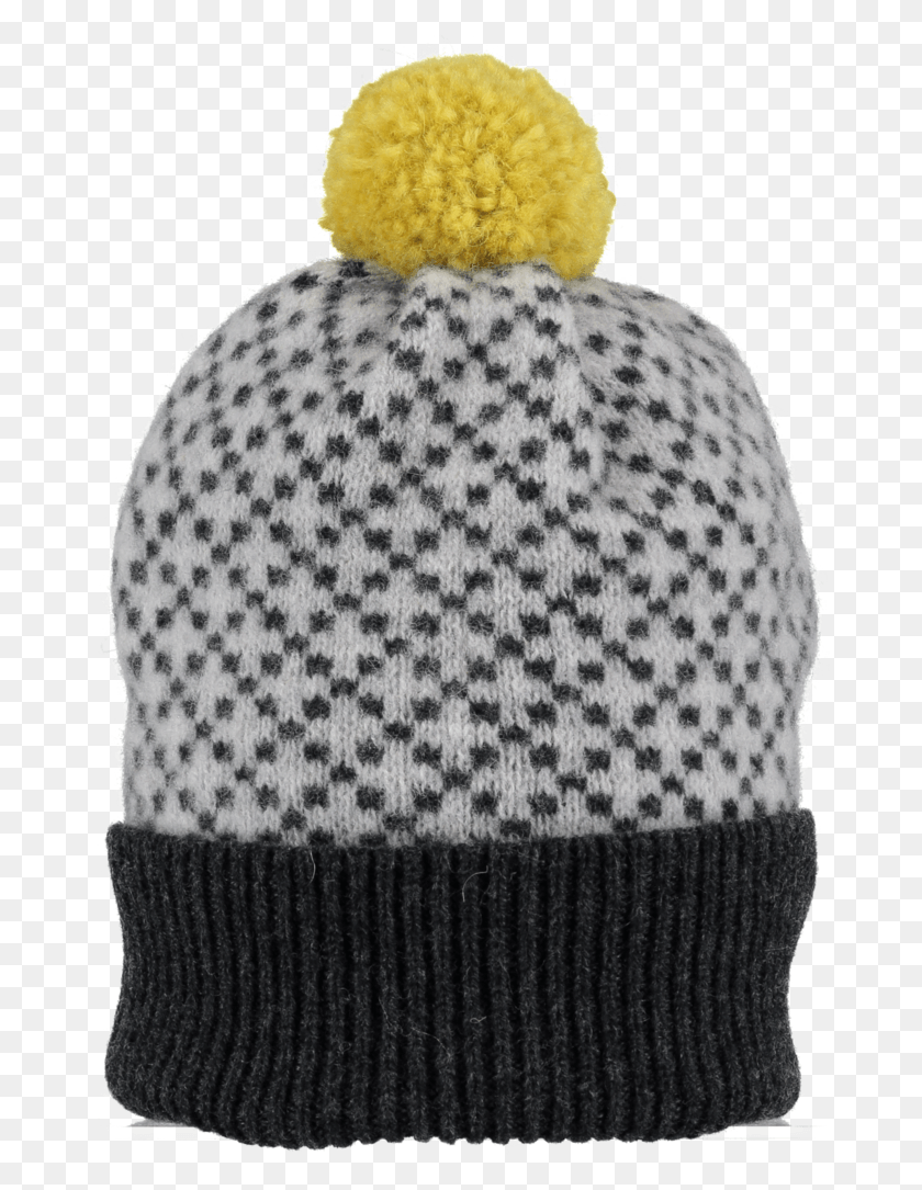 675x1025 Grey Cross Lambswool Bobble Hat Mens Bobble Hats Uk, Clothing, Apparel, Cushion HD PNG Download