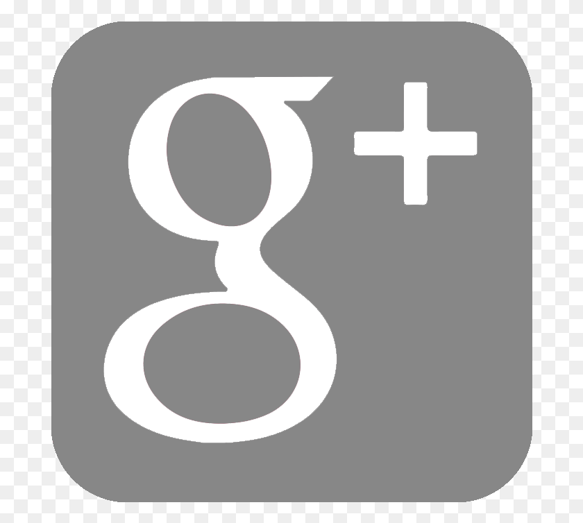 694x694 Grey Google Plus Icon, Text, Alphabet, Number HD PNG Download