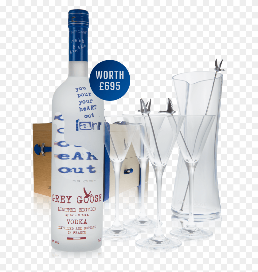 628x825 Grey Goose Prize Draw Vodka, Glass, Bottle, Goblet HD PNG Download