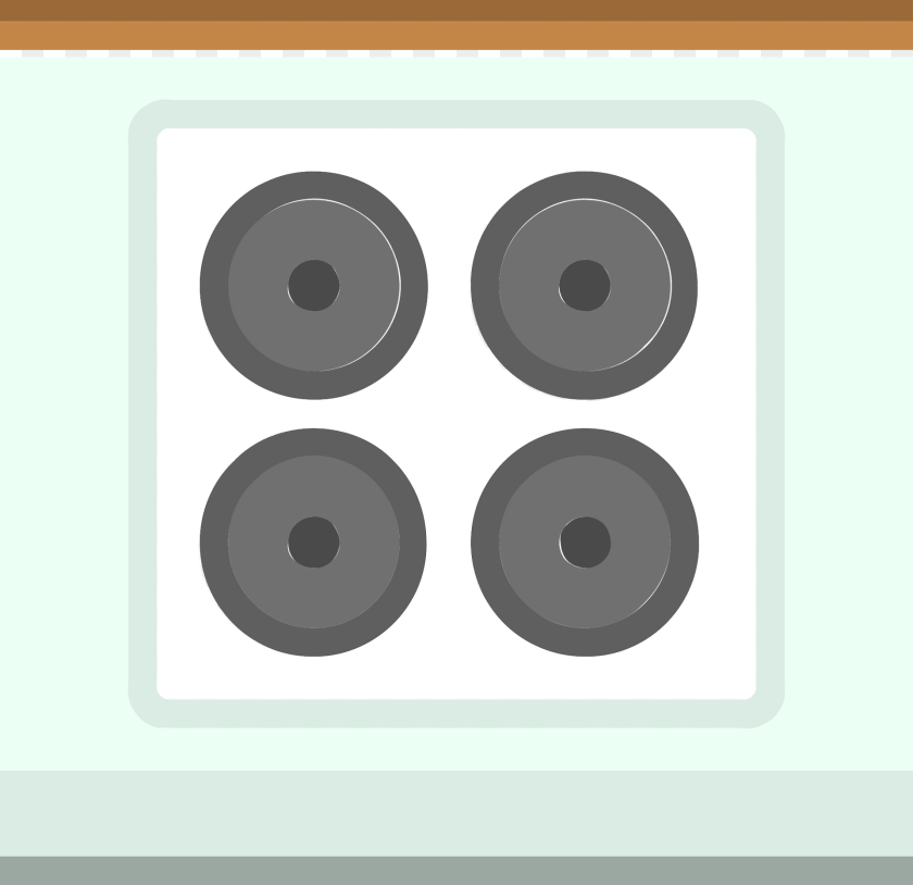 Grey Hob Clipart, Cooktop, Indoors, Kitchen Transparent PNG