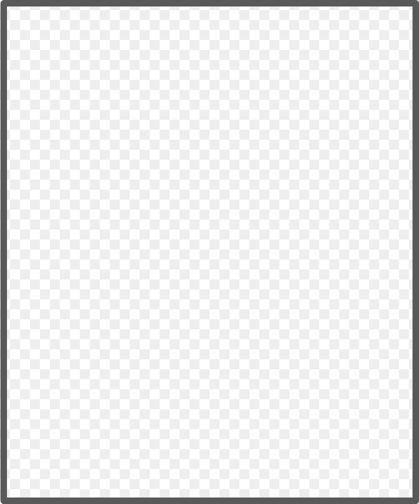 Grey Open Box Solid Border, Gray PNG