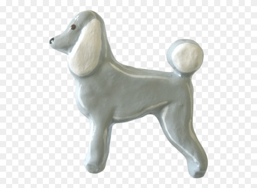 523x553 Grey Poodle Drawer Knob Standard Poodle, Figurine, Plush, Toy HD PNG Download